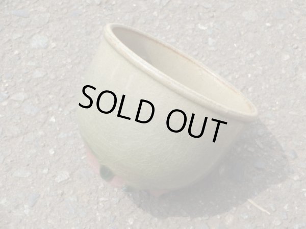 画像2: 伝市鉢 コウロ型天然土灰釉3.5号(2) (2)