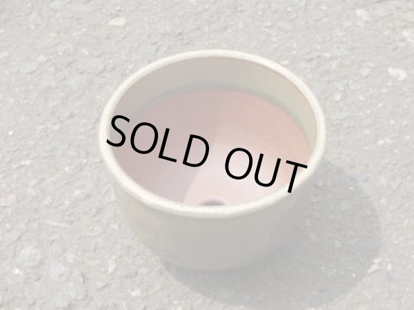 画像4: 伝市鉢 コウロ型天然土灰釉3.5号(4) (4)