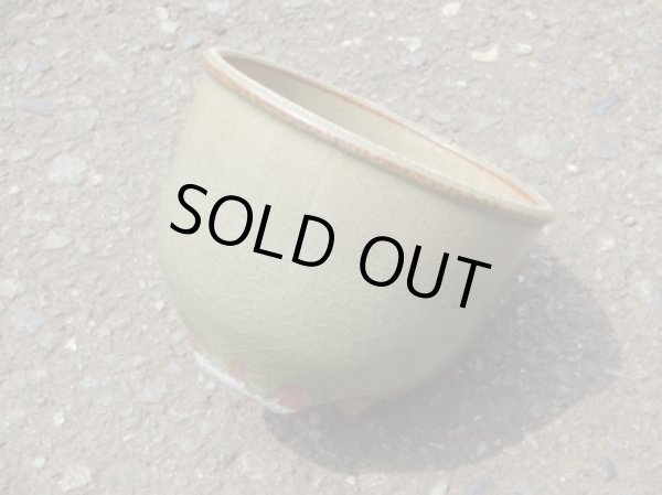 画像2: 伝市鉢 コウロ型天然土灰釉3.5号(1) (2)