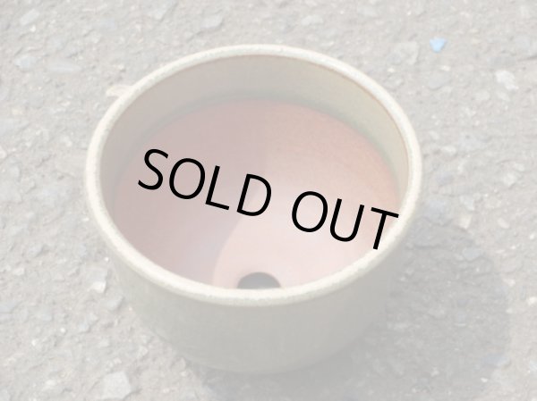 画像4: 伝市鉢 コウロ型天然土灰釉3.5号(5) (4)