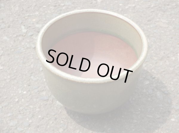 画像4: 伝市鉢 コウロ型天然土灰釉3.5号(1) (4)