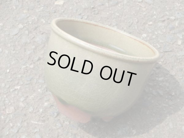 画像3: 伝市鉢 コウロ型天然土灰釉3.5号(5) (3)