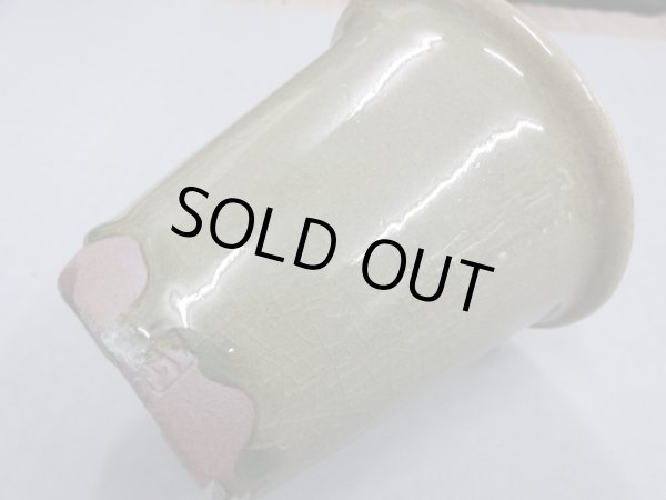 画像6: 伝市鉢 型ラン鉢天然土灰釉3号(10) (6)