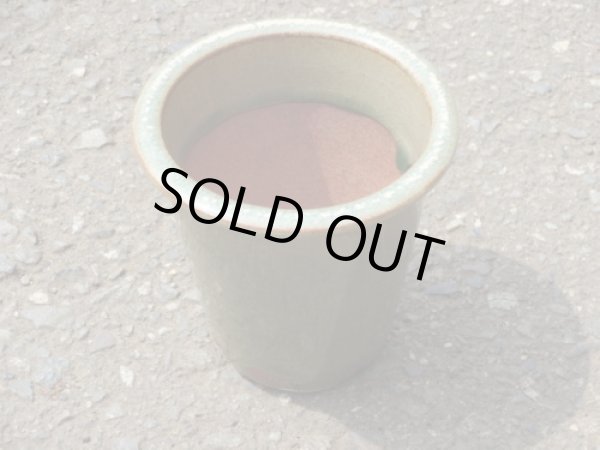 画像4: 伝市鉢 型ラン鉢天然土灰釉3号(7) (4)