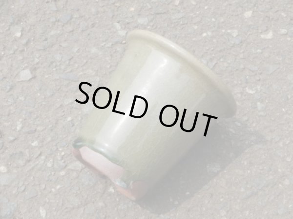 画像3: 伝市鉢 型ラン鉢天然土灰釉3号(4) (3)