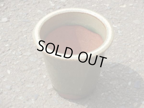 画像4: 伝市鉢 型ラン鉢天然土灰釉3号(8) (4)