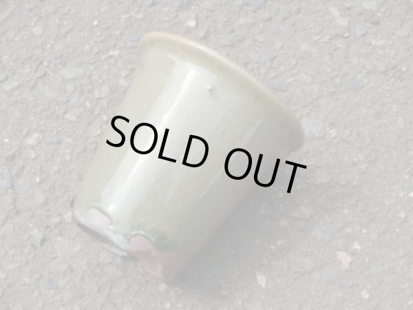 画像3: 伝市鉢 型ラン鉢天然土灰釉3号(10) (3)