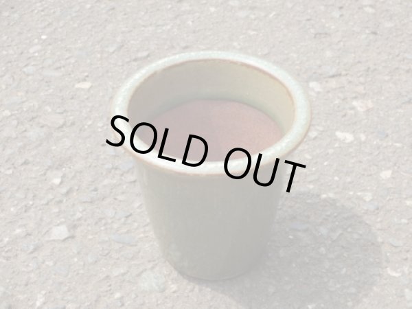 画像4: 伝市鉢 型ラン鉢天然土灰釉3号(3) (4)