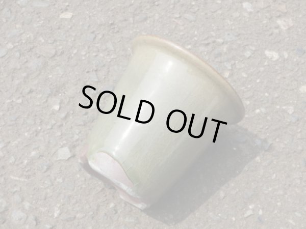 画像3: 伝市鉢 型ラン鉢天然土灰釉3号(3) (3)