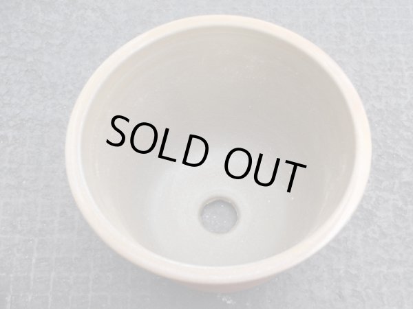 画像4: 伝市鉢 のぼり窯丸型5号(9) (4)