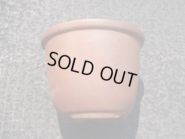 画像2: 伝市鉢 のぼり窯丸型4号(7) (2)