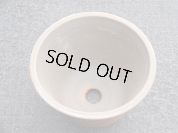 画像4: 伝市鉢 のぼり窯丸型5号(10) (4)