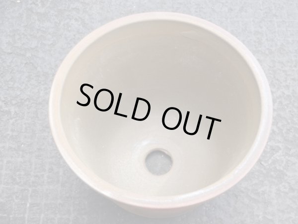 画像4: 伝市鉢 のぼり窯丸型5号(7) (4)