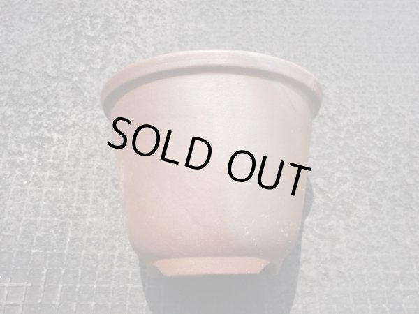 画像2: 伝市鉢 のぼり窯丸型5号(4) (2)