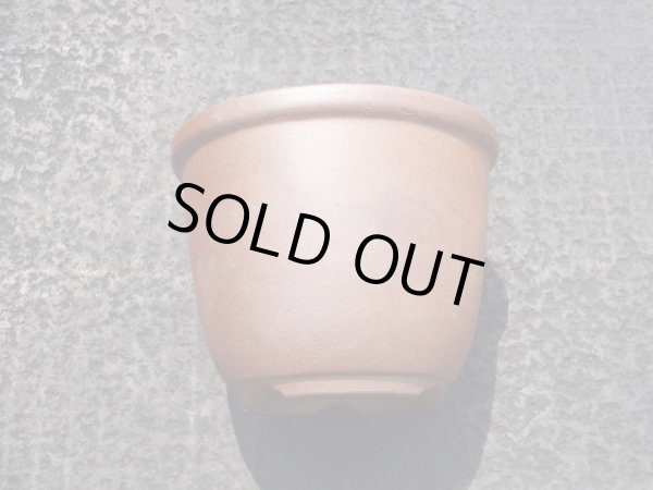 画像2: 伝市鉢 のぼり窯丸型4号(4) (2)