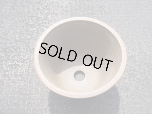 画像4: 伝市鉢 のぼり窯丸型5号(5) (4)