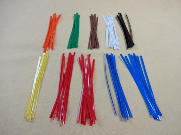 画像2: カラービニタイ 12cm(100本入) (2)