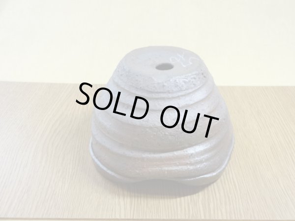 画像4: 松下凡才 焼〆手捻り鉢 5号(c) (4)