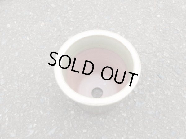 画像4: 伝市鉢 型ラン鉢天然土灰釉3.5号(2) (4)