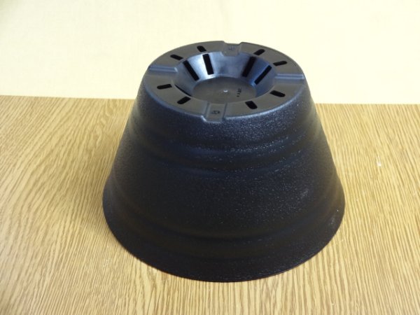 画像4: セラアート平鉢15号(黒) (4)