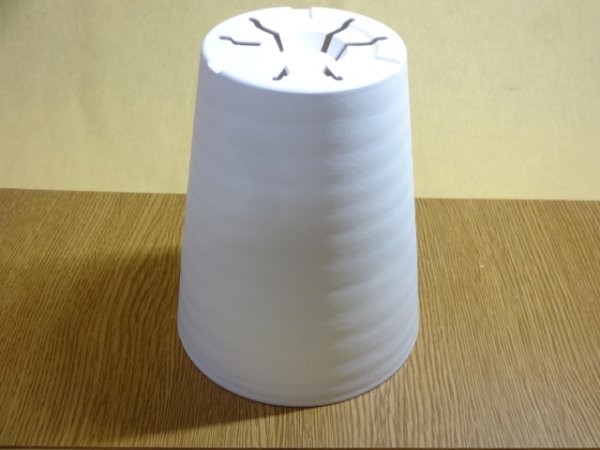 画像4: セラアート長鉢5寸(白) (4)