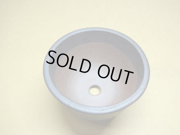 画像4: 伝市鉢 コウロ型黒化粧3.5号 (4)