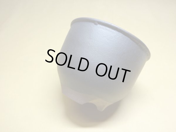 画像3: 伝市鉢 コウロ型黒化粧3.5号 (3)