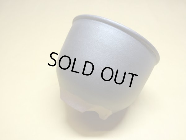 画像2: 伝市鉢 コウロ型黒化粧3.5号 (2)