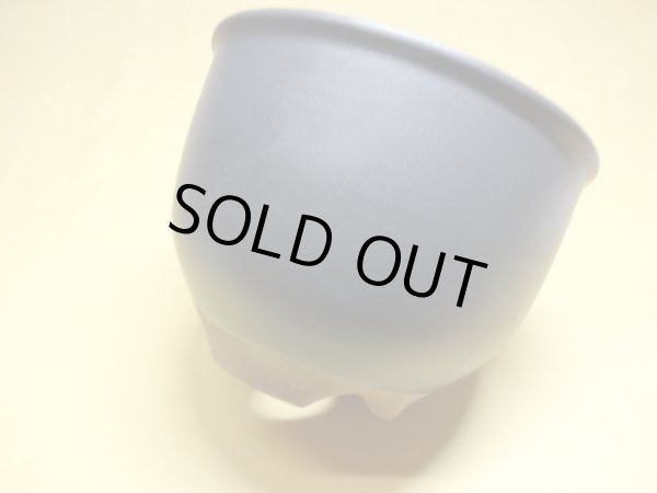 画像2: 伝市鉢 コウロ型艶消し黒5号 (2)