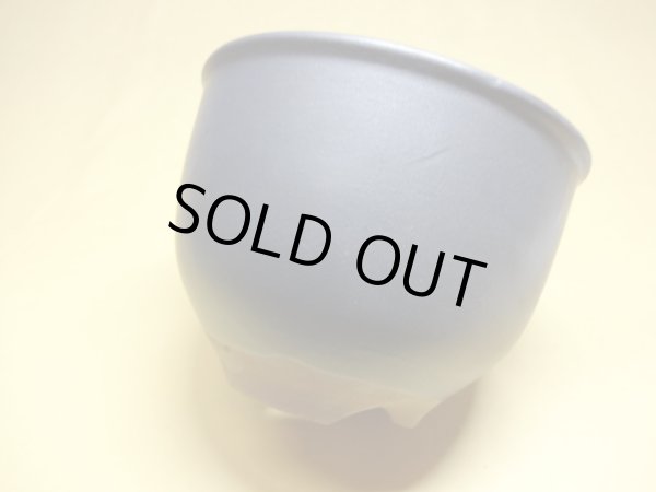 画像3: 伝市鉢 コウロ型艶消し黒5号 (3)