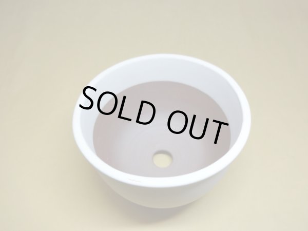 画像4: 伝市鉢 コウロ型白化粧5号 (4)