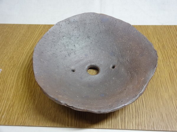 画像4: 重ね鉢/5号/焼〆 (4)