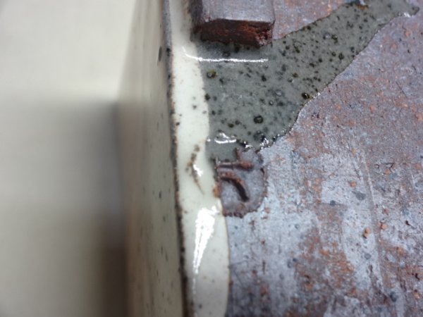 画像4: 正角鉢/3号深/粉引 (4)