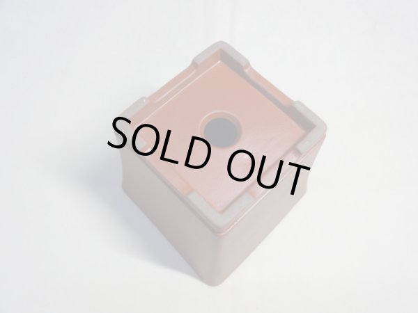 画像3: 3.5号/正角切立ケンガイ/朱泥/文山  (3)