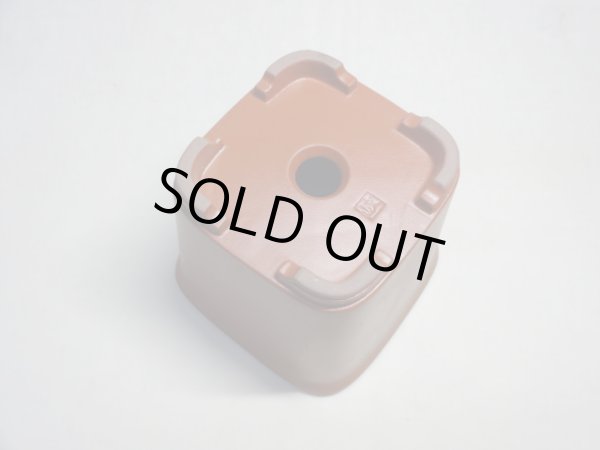 画像3: 3.5号/正角撫角ケンガイ/朱泥/文山 (3)