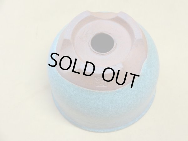 画像5: 伝市鉢 コウロ型青銅マット3.5号(13) (5)