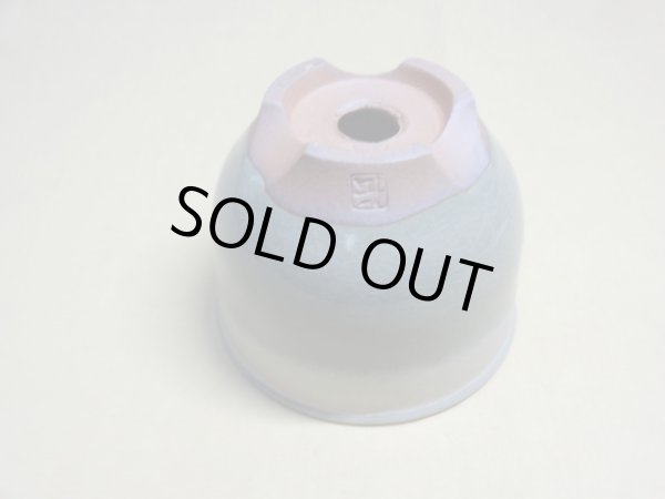 画像5: 伝市鉢 コウロ型天然土灰釉3.5号(6) (5)