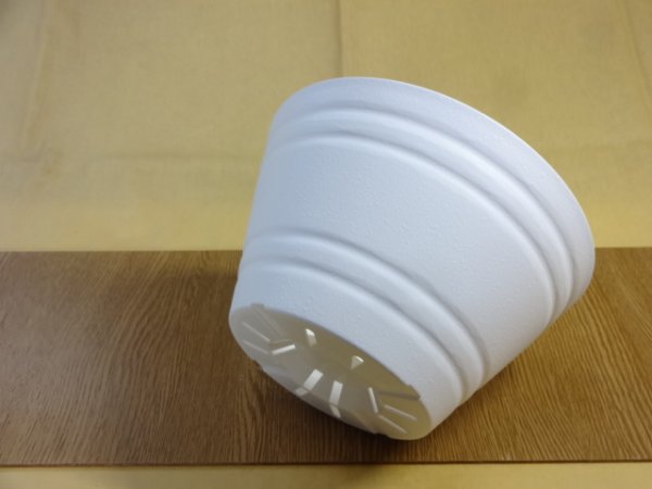 画像2:  セラアート平鉢21号(白) (2)