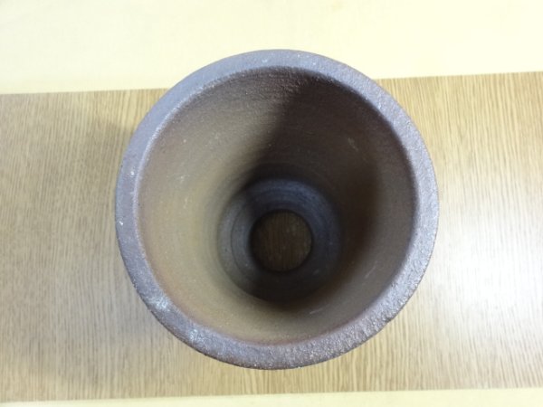 画像4: 伝市鉢 のぼり窯シャジン鉢4号(8) (4)