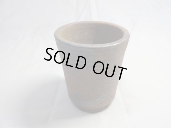 画像2: 伝市鉢 のぼり窯シャジン鉢3.5号(19) (2)