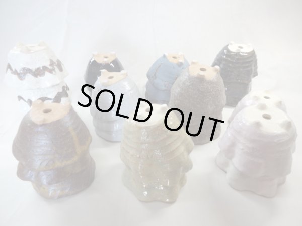 画像3: 信楽焼 特選山草鉢(大 30入) (3)