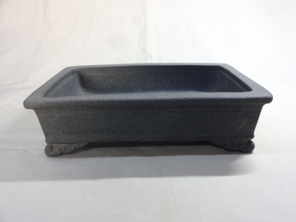 画像1: 10号 緑サビ長角足付 (1)