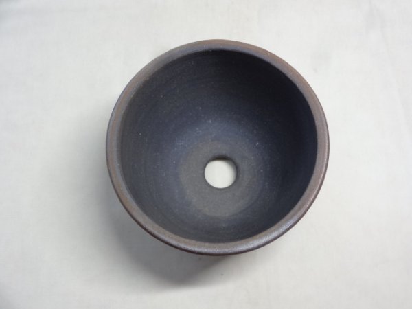 画像4:  伝市鉢 のぼり窯コウロ型3号(5) (4)