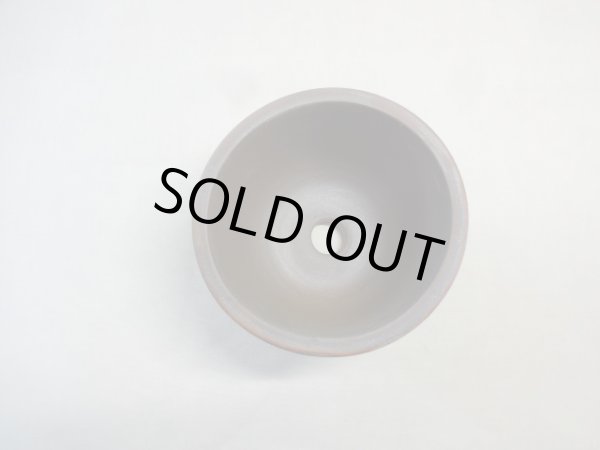 画像4:  伝市鉢 のぼり窯コウロ型3.5号(1) (4)