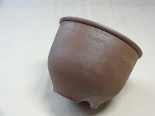 画像2: 伝市鉢 のぼり窯コウロ型3.5号(6) (2)