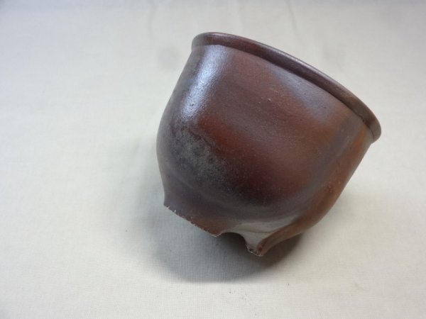 画像2: 伝市鉢 のぼり窯コウロ型3.5号(4) (2)