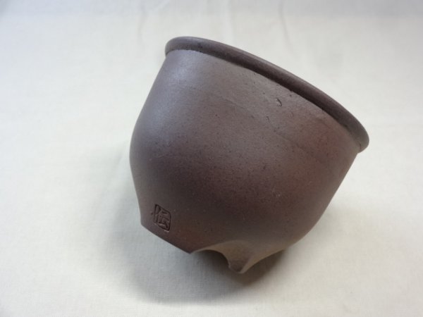画像1: 伝市鉢 のぼり窯コウロ型3.5号(8) (1)