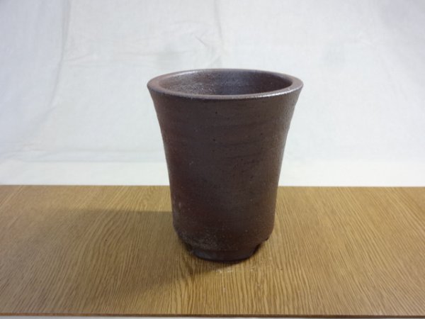 画像2: 伝市鉢 のぼり窯シャジン鉢4号(18) (2)