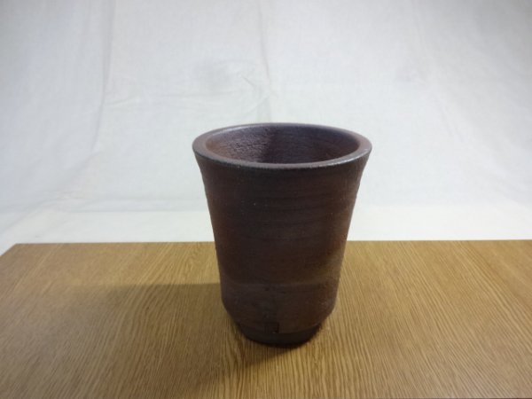 画像1: 伝市鉢 のぼり窯シャジン鉢4号(22) (1)