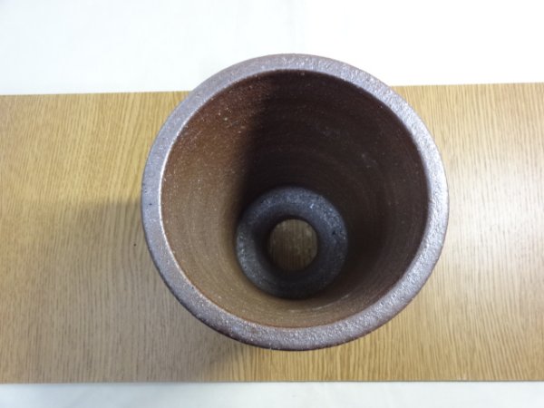 画像4: 伝市鉢 のぼり窯シャジン鉢4号(23) (4)